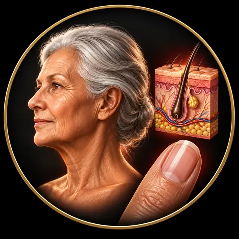 Skin, Hair & Nails illustration