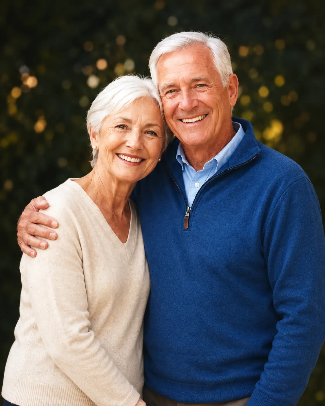 Happy senior couple featured in the MAP presentation